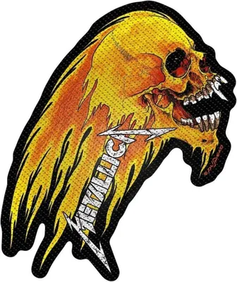 Immagine prodotto di Metallica Cranio fiammeggiante Nášivka