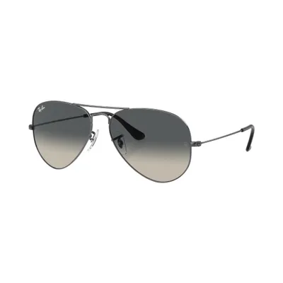 Produktbild von Ray-Ban AVIATOR LARGE METAL Grau auf Gunmetal L