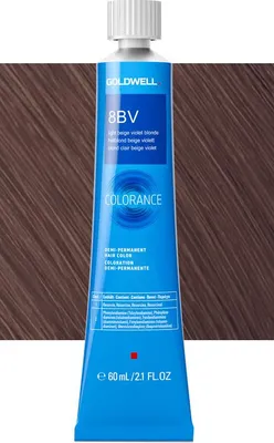 Produktbild von Goldwell Colorance 8BV Hellblond Beige Violett 60 ml, Blond, 8BV, Light Beige Violet Blonde, Unisex, 60 ml, Alle Haare
