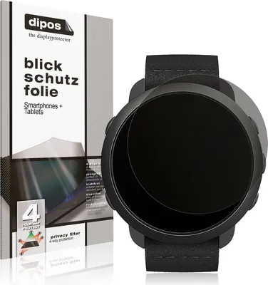 Produktbild von Blickschutzfolie für Suunto 3 matt Schutzfolie Folie Display Schutz dipos