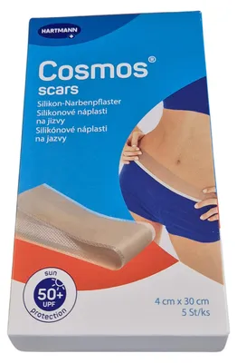 Imagen del producto de Cosmos: Tiritas para cicatrices, 4 x 30 cm, paquete de 5 unidades