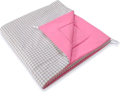 Produktbild von Doppelseitige Spielmatte – Bodenmatte – Extra bequem und waschbar – 100 % Baumwolle – 116 x 116 cm