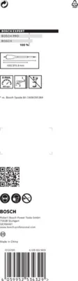 This is a product information sheet or packaging detail for a Bosch Expert drill bit.