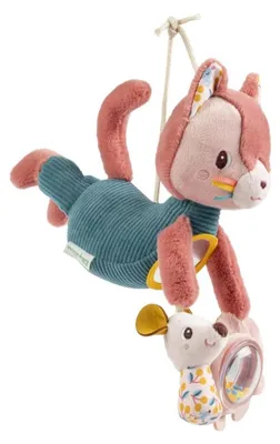 Productafbeelding van Lilliputiens Knuffelkat Jeanne - Activiteitenspeelgoed voor baby's en peuters