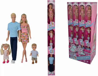 Image de Simba Steffi Love XL Family Box, Famille, Ensemble pour la famille, Papa, Maman, Enfants, Jouets, 105738565