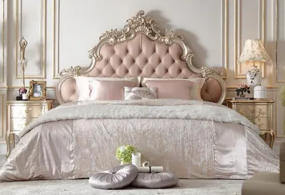 Image de Lit double Chesterfield en bois massif Lit élégant en similicuir avec cadre en bois