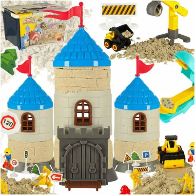 Productafbeelding van KIK KX3020 Zandkasteel voor kinderen, 1100 gram, creatieve set