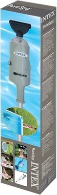 Immagine prodotto di INTEX 28620NP- Aspiratore per piscine con asta in alluminio da 239 cm, con batterie ricaricabili Ni-MH, incluso adattatore USB