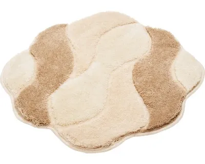 Produktbild von WC-Vorlage Badteppich Grund Carmen 60 x 60 cm beige braun