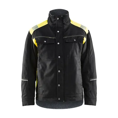 Produktbild von Blakläder Winterjacke 4915 1370 in zwei Farben, Farbe:schwarz/gelb, Größe:M