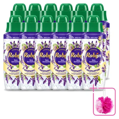 Image de 12 flacons de parfum pour lessive Robijn Intense Spa Sensation, 342 ml - Pack économique - 12 pièces