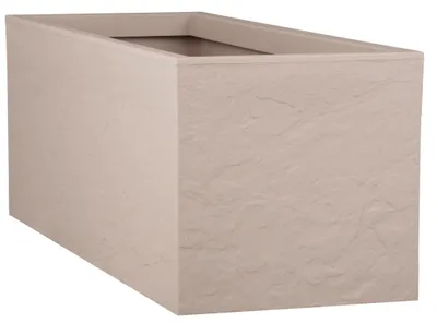 Zdjęcie produktu dla Doniczka EDA, 57 litrów – 79,5 x 29,5 cm – wysokość 29,5 cm – beżowa