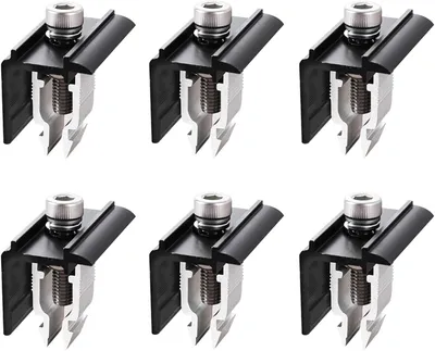 Endklemmen-Set 6 Stück, 30 mm, schwarz, für Solarmodule