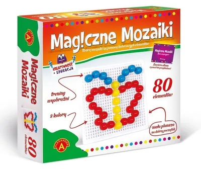 Immagine prodotto di Magiczne Mozaiki 80 elementów - Kreatywna Zabawka Edukacyjna