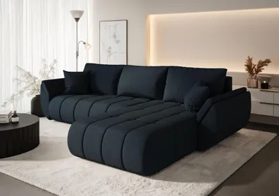 Obrázek produktu pro Rozkládací sedací souprava SERENITA 2 - modrá, pravý roh