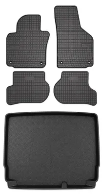 Immagine prodotto di Tappetini gomma SolidPRO + bagagliaio per Volkswagen Golf V 2003-2008 5 pezzi