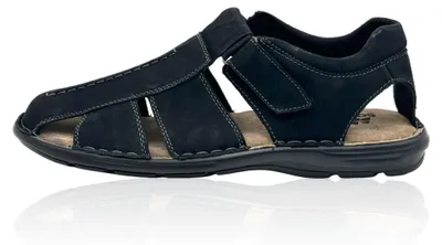 Produktbild von Herren Ledersandalen mit Klettverschluss und Komfortsohle
