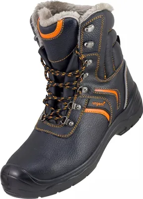 Produktbild von Arbeitsstiefel URGENT 128 SB Größe 41 Winterstiefel Sicherheitsschuhe Arbeitsschuhe GEFÜTTERT Herrenschuhe Stiefel Winterschuhe mit Stahlkappe