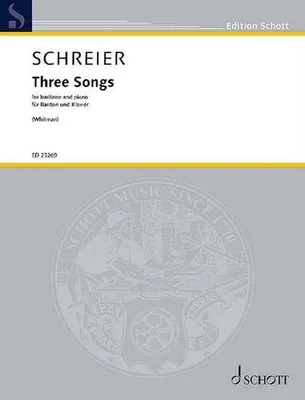 Produktbild von 3 Songsfür Bariton und Klavier