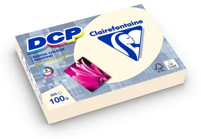 Produktbild von Clairefontaine DCP Ivory elfenbein digital color printing 100g/m² DIN-A4 500 Blatt 1861C