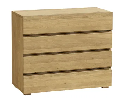 Produktbild von HASENA Wood Line Lovara Kommode 4 Schubladen Eiche bright