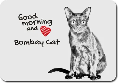 Produktbild von Bombay-Katze - Mauspad mit Druck, personalisiertes Mauspad mit Katze, einzigartiges Gadget für Büroangestellte von Art-Dog.