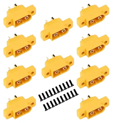 10x Amass XT60E-M Stecker, männlich, für RC Multicopter