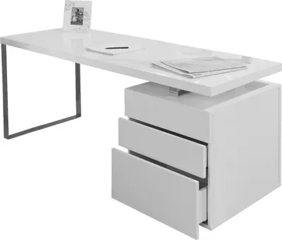 Zdjęcie produktu dla Biurko 180x85x76 cm białe