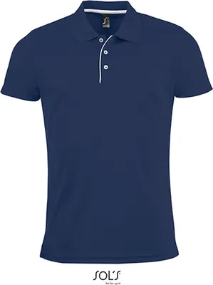 Image de SOLs 01180 | Mens Sports Polo Shirt Performer - Couleur : French Navy - Taille : XXL