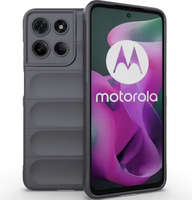 Produktbild von Handyhülle für Motorola Moto G15 Weich TPU Silikon Stossfest Anti-rutsch Hülle Dunkelgrau