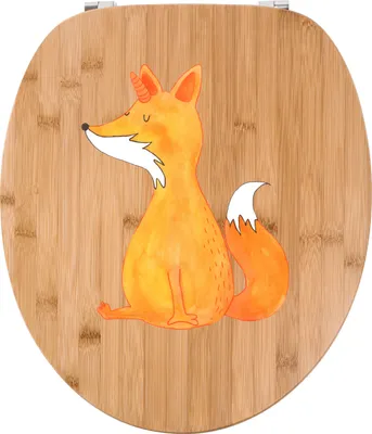 Produktbild von Mr. & Mrs. Panda klo deckel Einhorn Wunsch - Transparent - Geschenk, Foxycorn, WC Sitz, WC-Sitz, Brille, Unicorns, Toilettendeckel, Füchse, Fuchs, Klo-Deckel, Klodeckel
