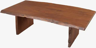 Image de MASSIVMOEBEL24 | Table basse 150x70 Acacia laqué Brun PURE ACACIA #006