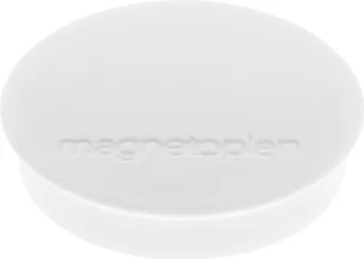 Produktbild von Magnet Discofix Standard 1664200 weiß 10 Stück Packung mit 45 Stück