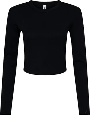 Produktbild von Bella Women´s Micro Rib Long Sleeve Baby Tee