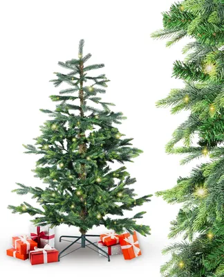 Produktbild von BonTree Fichte künstlicher Weihnachtsbaum mit LED Christbaum : 150 cm : Baum
