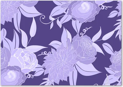 Produktbild von Tulup® Glas-Bild - 100 x 70 - Wandbild aus Glas - Wandkunst - Wandbild hinter gehärtetem Sicherheitsglas - Blumen & Pflanzen - Blumenmuster - Lila