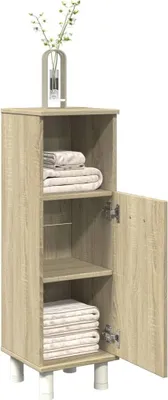 Zdjęcie produktu dla Maison Exclusive – szafka łazienkowa Sonoma-dąb 30,5 x 30 x 95 cm materiał drewnopochodny
