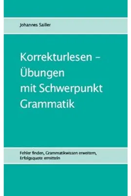 Immagine prodotto di Korrekturlesen - Übungen mit Schwerpunkt Grammatik