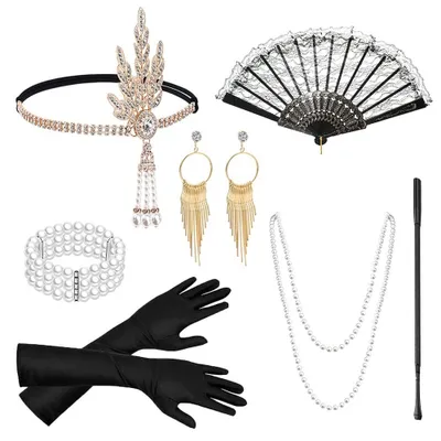 Produktbild von Solidchoice – Accessoires im Stil der 1920er Jahre für Damen – Gatsby-Haarschmuck