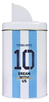 Immagine prodotto di Omgoods - Contenitore per Yerba Mate, grande capacità - Contenitore per tè Yerba Mate - Contenitore per alimenti secchi - Perfetto per snack - Ideale per la casa e per i viaggi - Dimensioni: diametro 10 cm x altezza 16,2 cm - Contenitore per tè