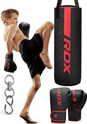 Produktbild von Boxsack RDX Kinder Boxsack 2 Fuß (60,96 cm) und Boxhandschuhe Set