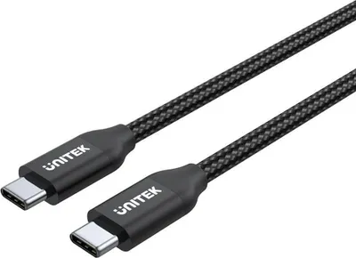 Zdjęcie produktu dla UNITEK C14059BK, 2 m, USB C, USB C, 0,48 Gbit/s, Czarny