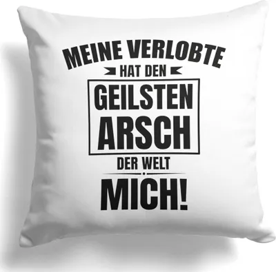 Produktbild von 22Feels Verlobter Geschenk Männer Verlobung Deko Kissen Hochzeitsplanung Dekoration Groom To Be Verlobungsgeschenk Wohnaccessoire Wohnzimmer Schlafzimmer Couch