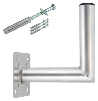 Produktbild von SkyRevolt 25cm Wandhalter Aluminium Rohr 50mm Schraubensatz