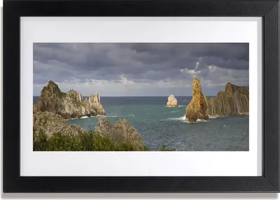 Produktbild von Bild 30x20 MDF-Rahmen Wandkunst Sea Rock Landschaft