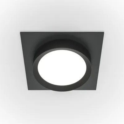 Produktbild von Maytoni Hoop Strahler DL086-GX53-SQ-B 1xGX53, Schwarz, aus Aluminium, exkl. Leuchtmittel