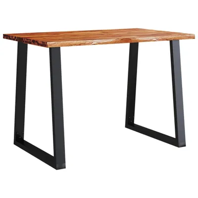 Obrázok produktu pre vidaXL Jedálenský stôl Stromová hrana 110x70x75 cm Masívne drevo Akácia