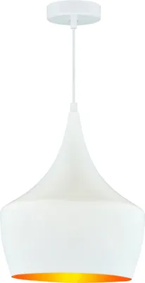Immagine prodotto di Lampada a sospensione MODERN bianco-oro 1xE27x20W in metallo, dimensioni: 150x30x25 cm, IP20, Polux