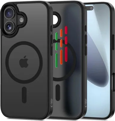 Produktbild von Tech-Protect MagStand Handyhülle kompatibel mit iPhone 17 mattschwarz