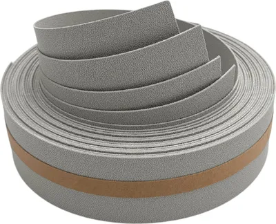 Produktbild von Doppelstab Sichtschutz zaun|zu PREMIUM VIERTEL Set Streifen 2,55m PP Zaunblende Steingrau 2,55m